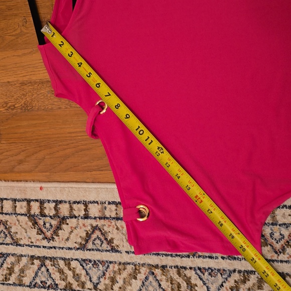 BOLD ELEMENTS BRAND WOMENS PLUS SIZE PINK "COLD SHOULDER" TOP SIZE 3X - Picture 15 of 16